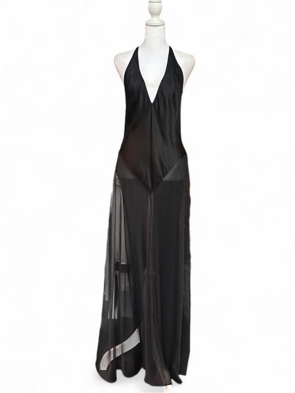 VS silk slip dress